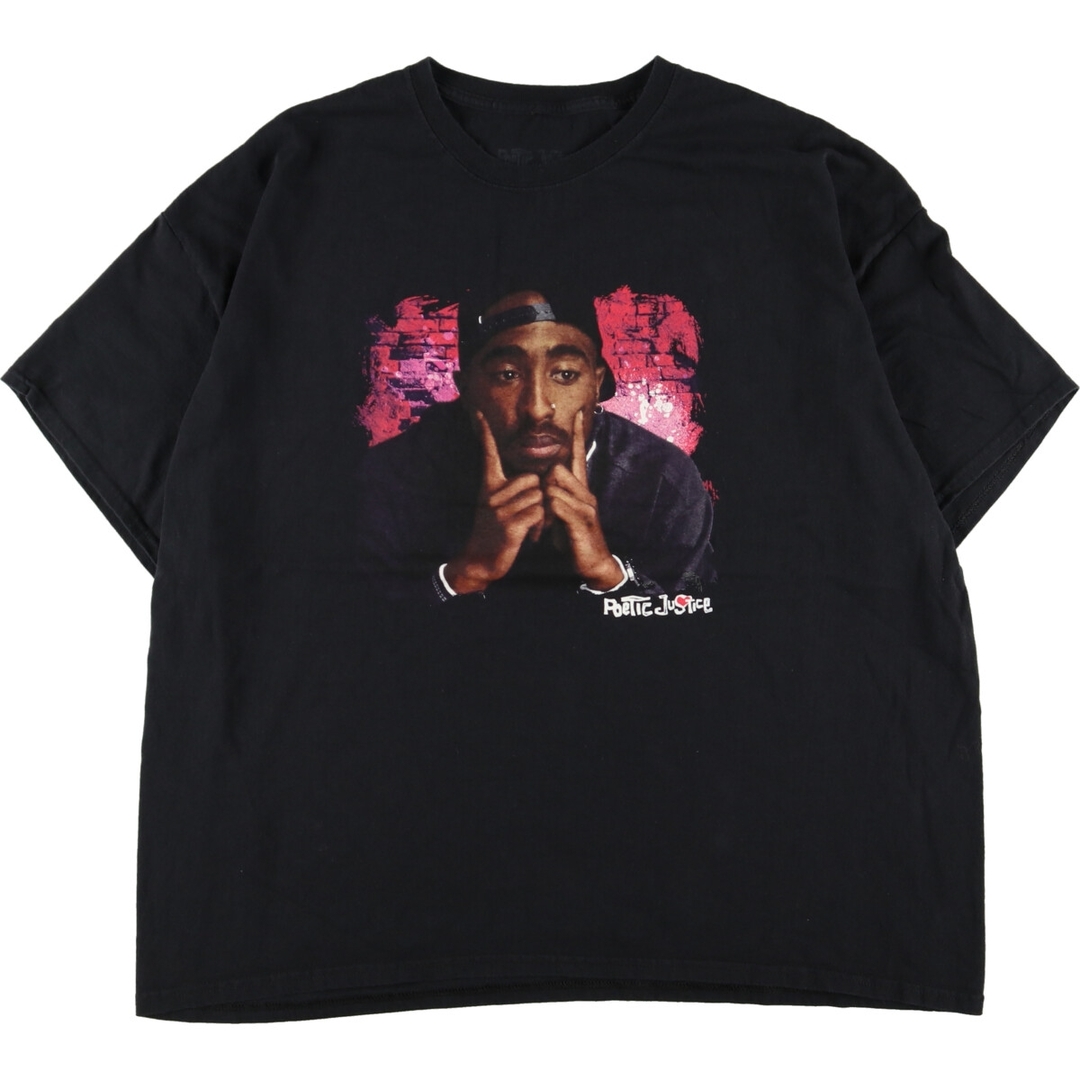 2pac トゥーパック POETIC JUSTICE ポエティックジャスティス ラップTシャツ ラップT メンズXXL /eaa356071