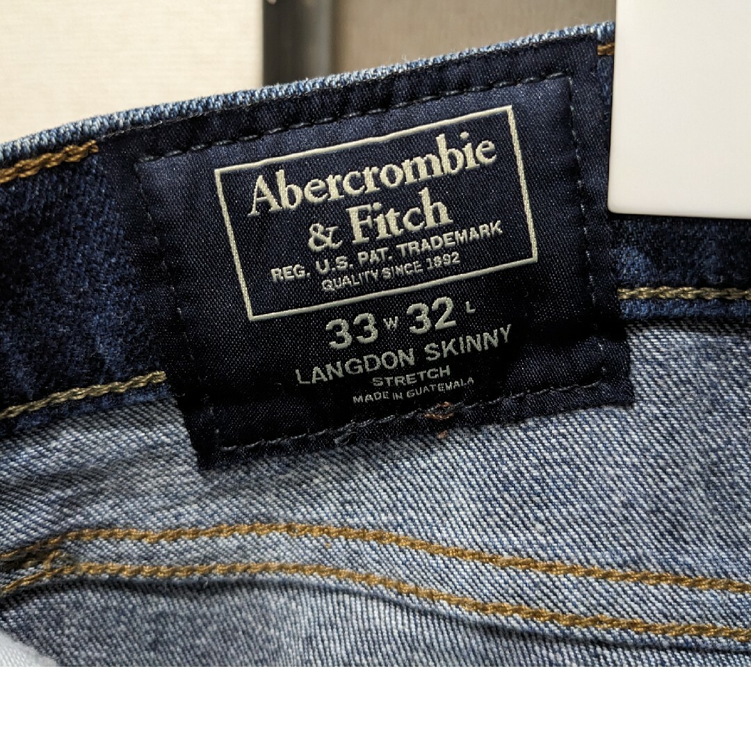 アバクロ　アバクロンビー&フィッチ　スキニーストレッチ　デニム　スキニー　33