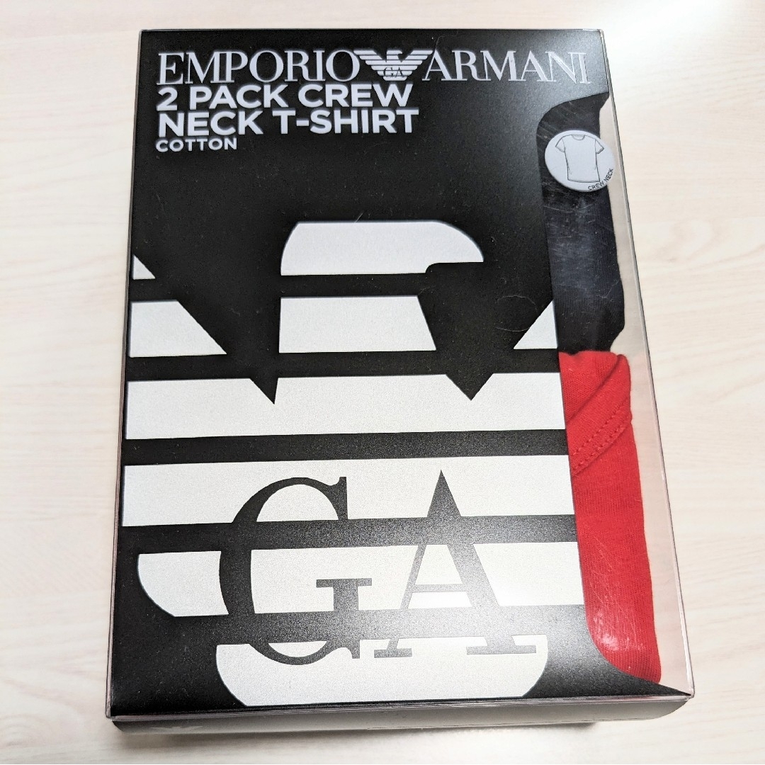 Emporio Armani(エンポリオアルマーニ)の【2枚】EMPORIO ARMANI Tシャツ 54037227 M メンズのトップス(Tシャツ/カットソー(半袖/袖なし))の商品写真