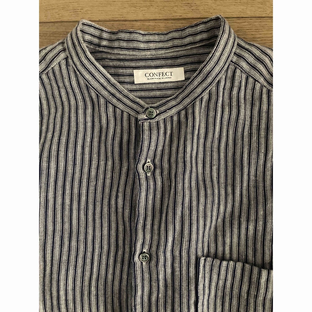 nest Robe - nest robe confect リネン ヘリンボーン シャツの通販 by