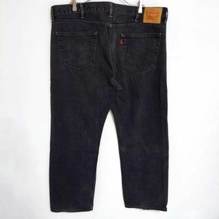 W40 Levi's リーバイス505 ブラックデニム バギーパンツ 極太 黒