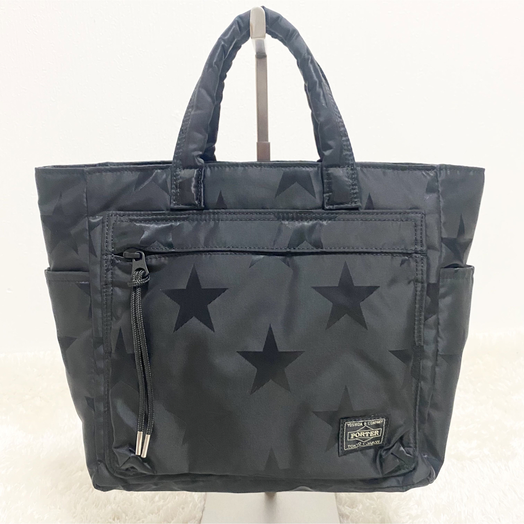 PORTER - 【極美品、限定商品】Porter トートバッグ フラッグ 星柄