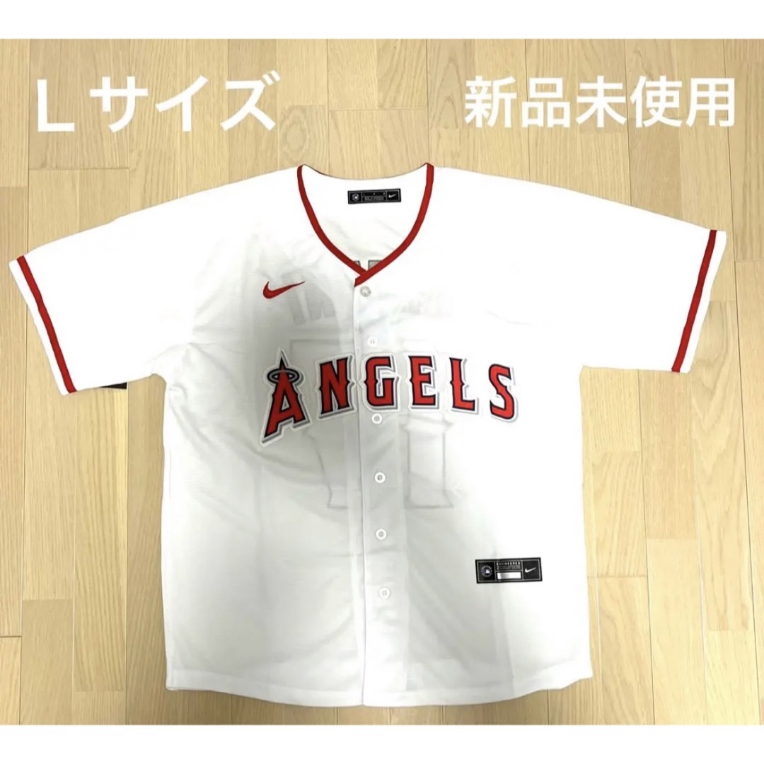 大谷翔平 エンゼルスユニフォーム 白 ホワイト Lサイズ【タグ付・新品