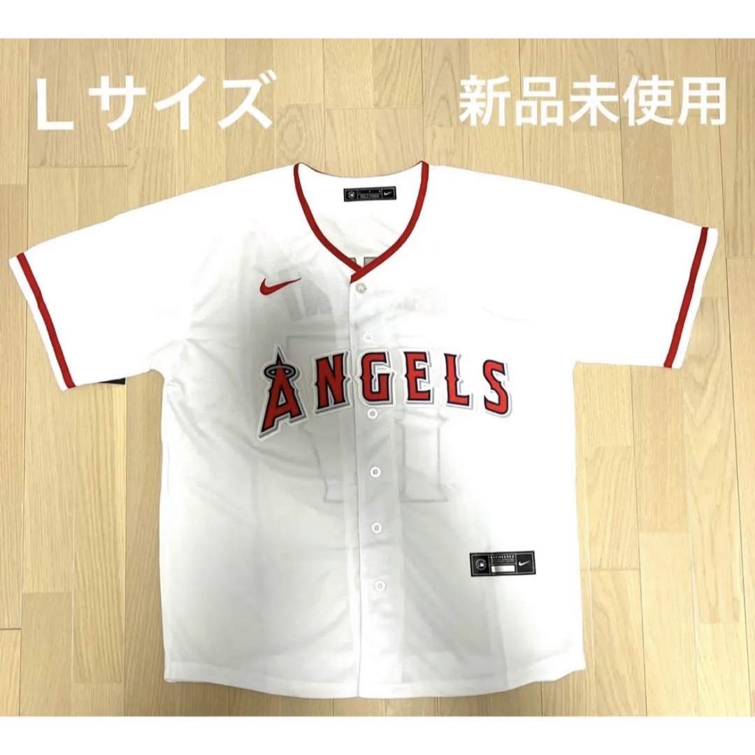 大谷翔平 エンゼルスユニフォーム 白 ホワイト Ｌサイズ【タグ付・新品 ...