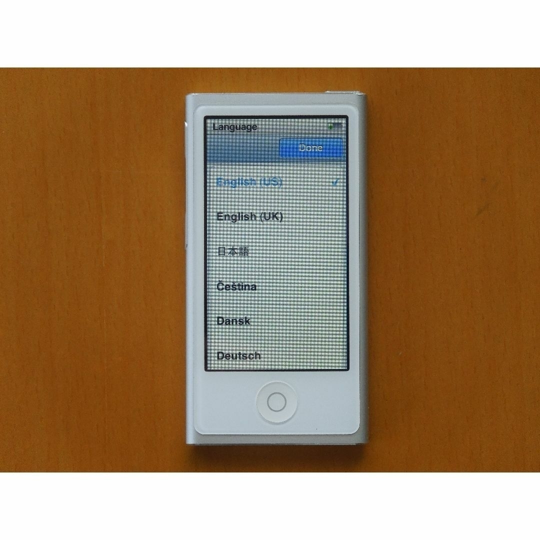 iPod nano 第7世代 2012年モデル シルバー色