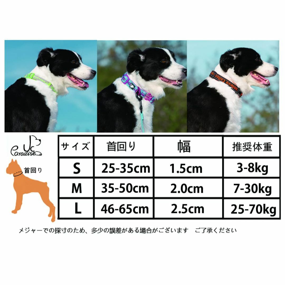 色: ブラウン】J&C Paradise おしゃれ 犬首輪 日本店 ワイドアジの通販
