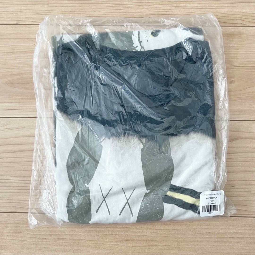 Tシャツ/カットソー(七分/長袖)Travis Scott KAWS Fragment ロンT XL
