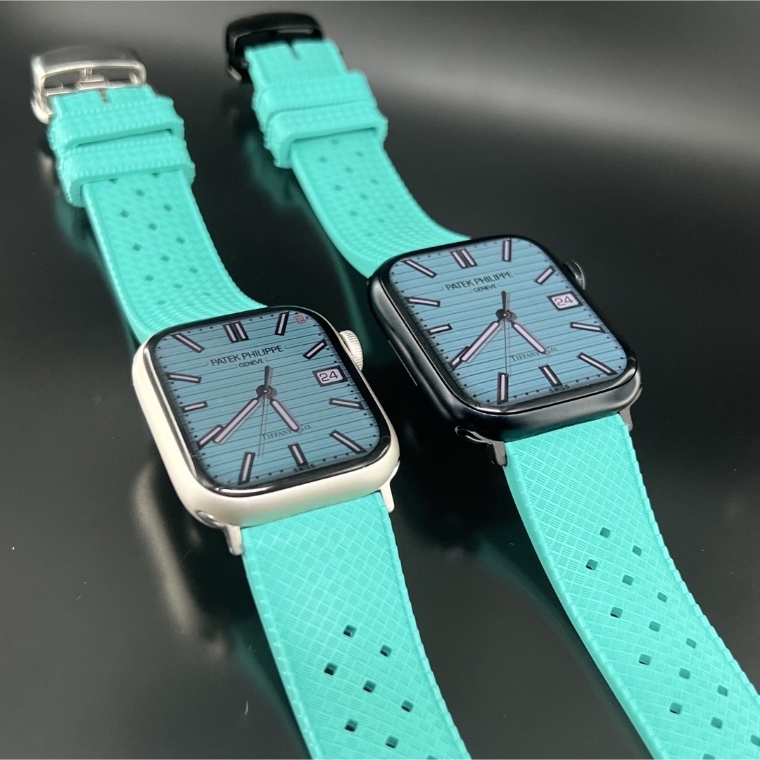 Apple Watch - アップルウォッチ ティファニーブルー ラバー Apple Watch - アップルウォッチ ティファニーブルー ラバー
