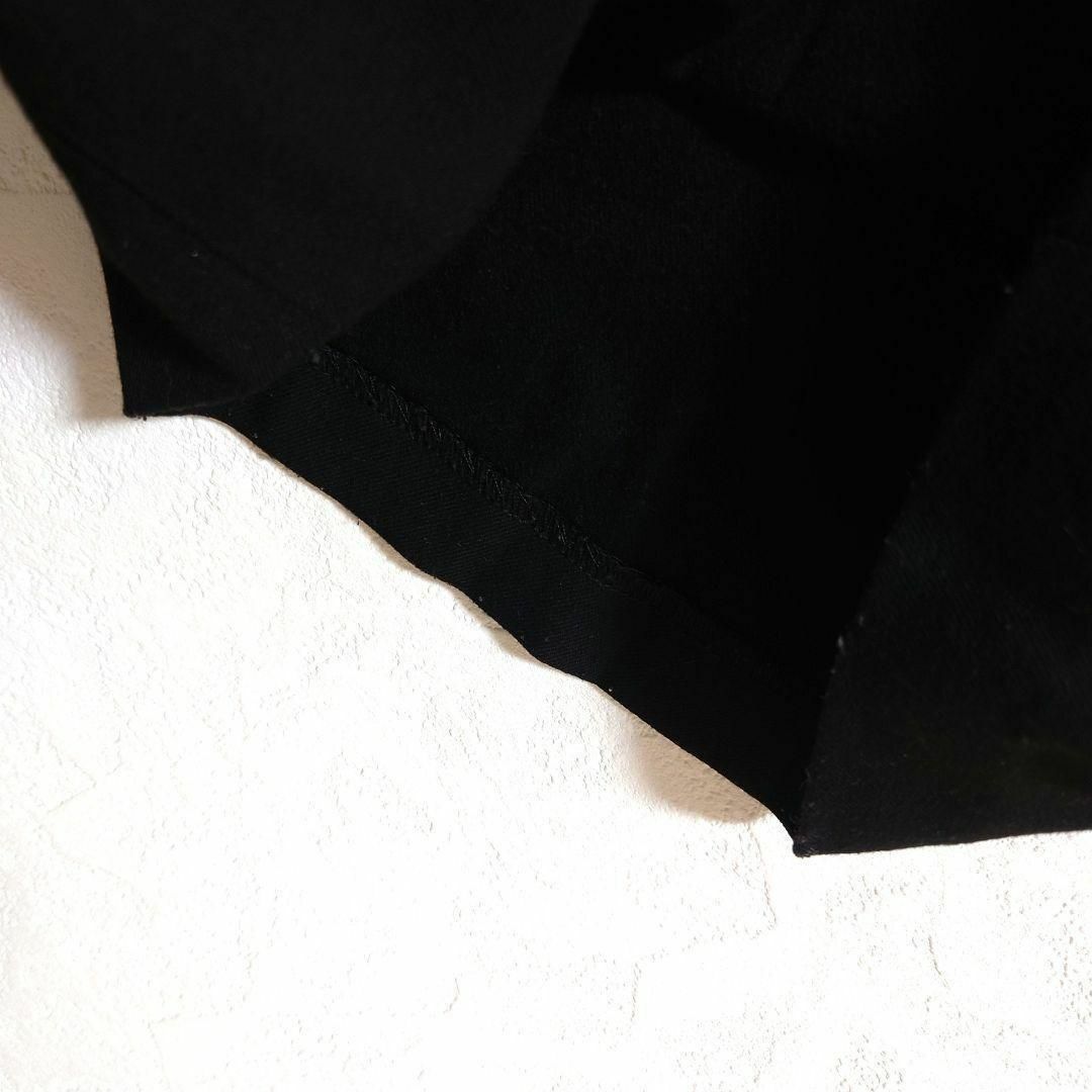 ikka(イッカ)の【イッカ】ハイウエストガウチョパンツ ワイドカジュアル 厚手 黒 レディースのパンツ(カジュアルパンツ)の商品写真