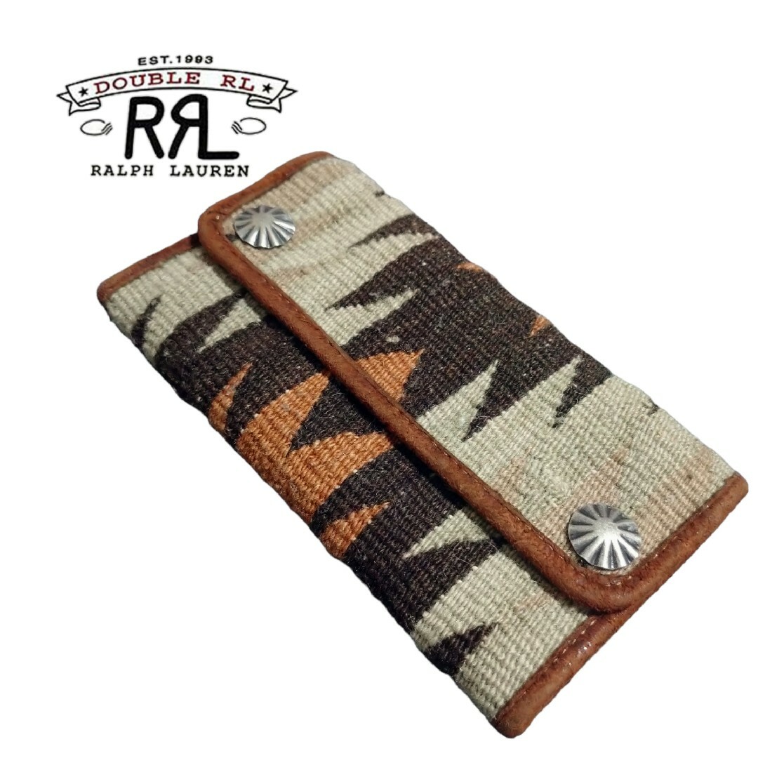 RRL - RRL INDIGO CHIMAYO RUG WALLET ダブルアールエルの通販 by