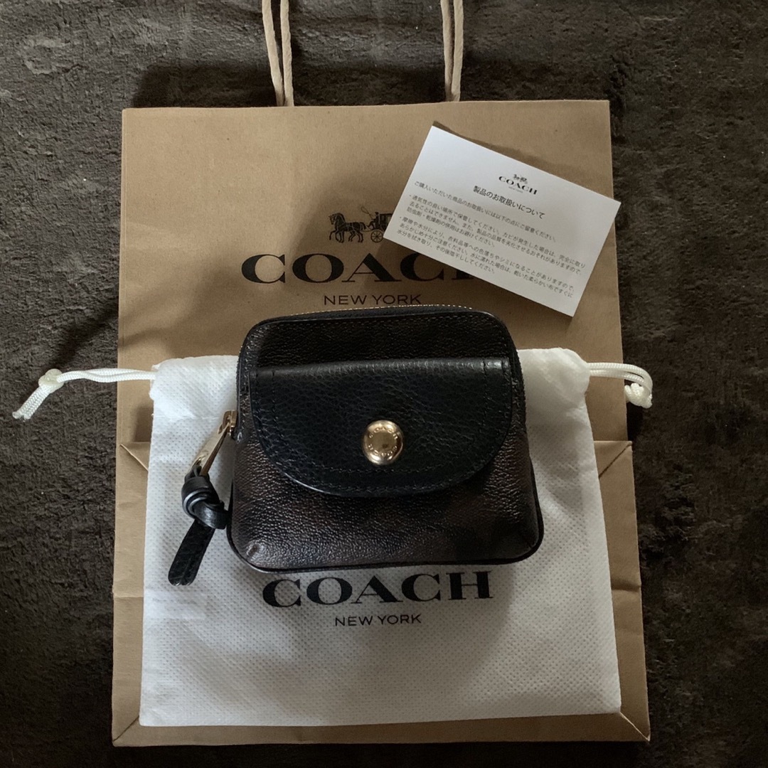 COACH  コーチ　キーリング付きコインケース　カードケース