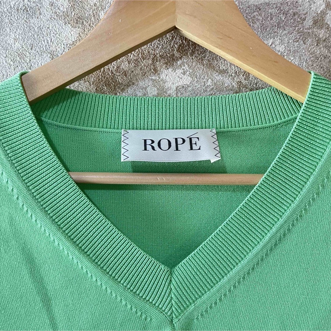 ROPE’(ロペ)のROPE ロペ Ｖネック ニットカットソー レディースのトップス(ニット/セーター)の商品写真
