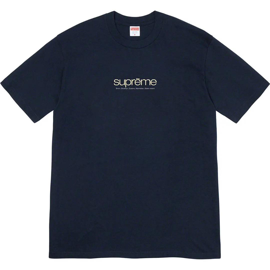 Supreme 21SS Five Boroughs Tee ネイビー XL