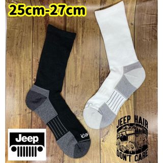 ジープ(Jeep)のjeep メンズ　ソックス　アウトドア　トレッキング　25-27cm 2足セット(ソックス)