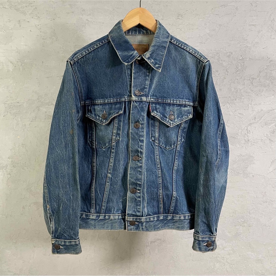 60s 70s Levi's 70505 BIGE 36程度 色落ち良好 - Gジャン/デニムジャケット 60s 70s Levi's 70505 BIGE 36程度 色落ち良好 - Gジャン/デニムジャケット