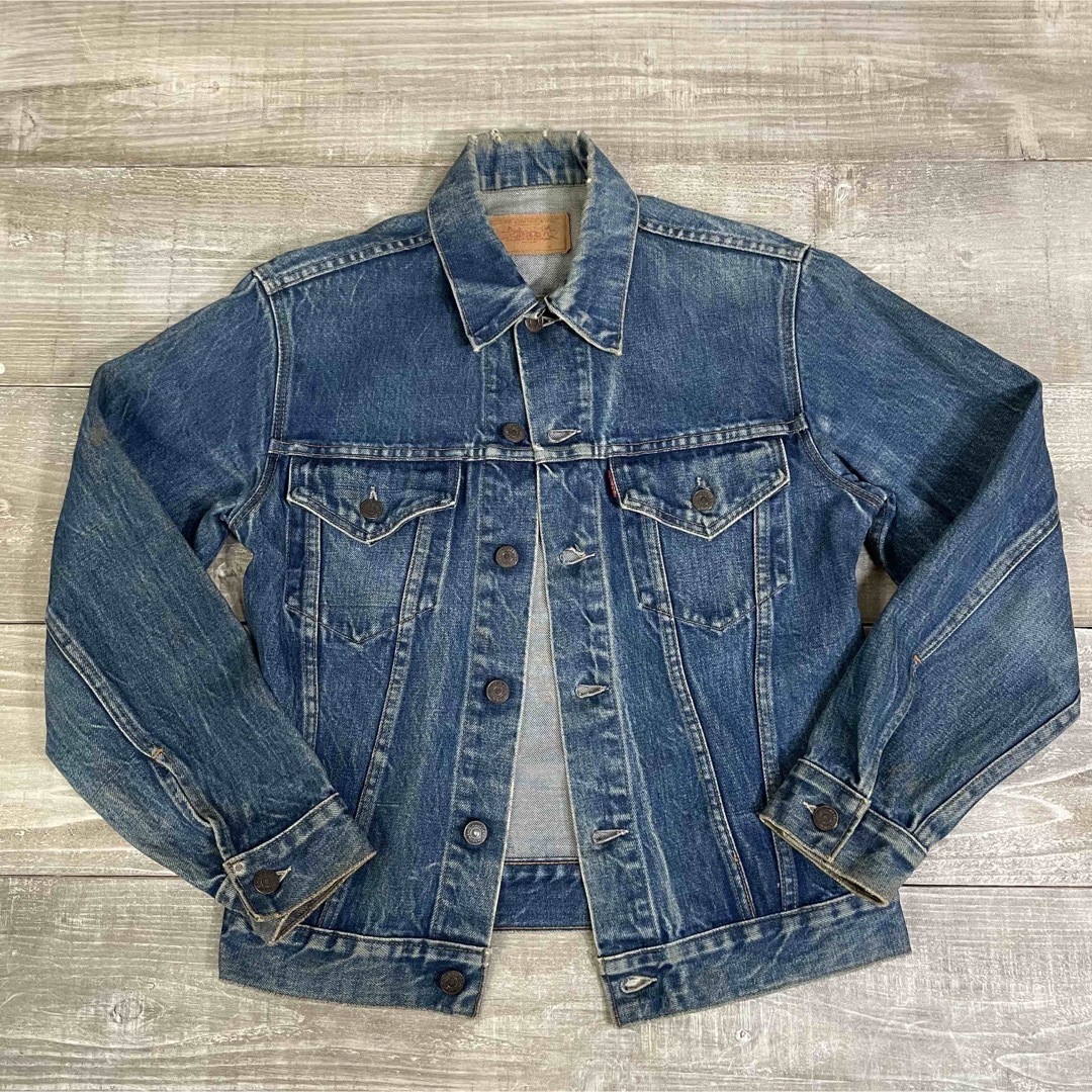 60s 70s Levi's 70505 BIGE 36程度 色落ち良好 - Gジャン/デニムジャケット 60s 70s Levi's 70505 BIGE 36程度 色落ち良好 - Gジャン/デニムジャケット