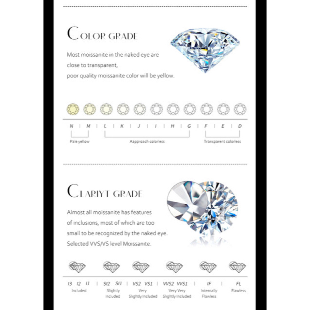 プレゼントMoissanite ヘイロースウェイ イヤリング