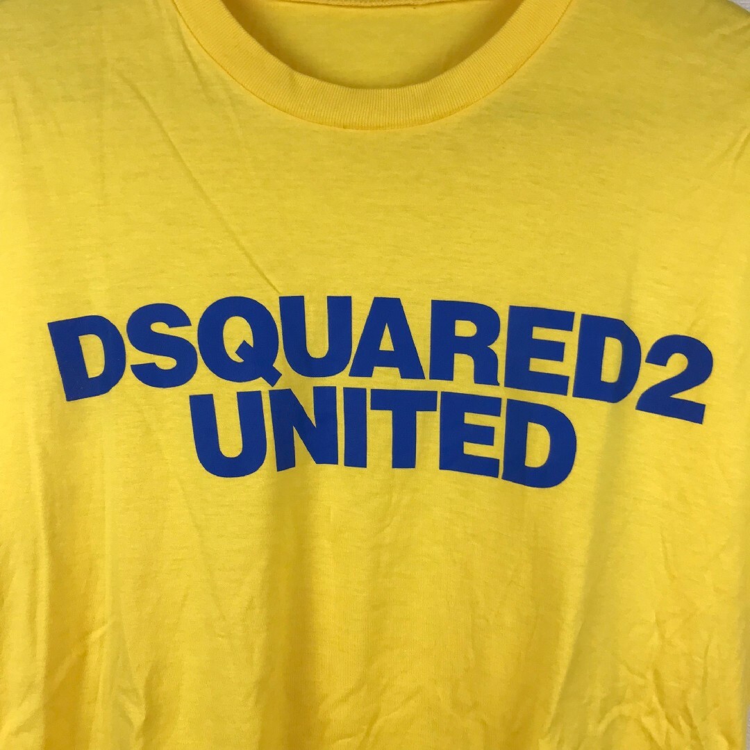 DSQUARED2(ディースクエアード)の美品 ディースクエアード 半袖Tシャツ イエロー サイズXS メンズのトップス(Tシャツ/カットソー(半袖/袖なし))の商品写真