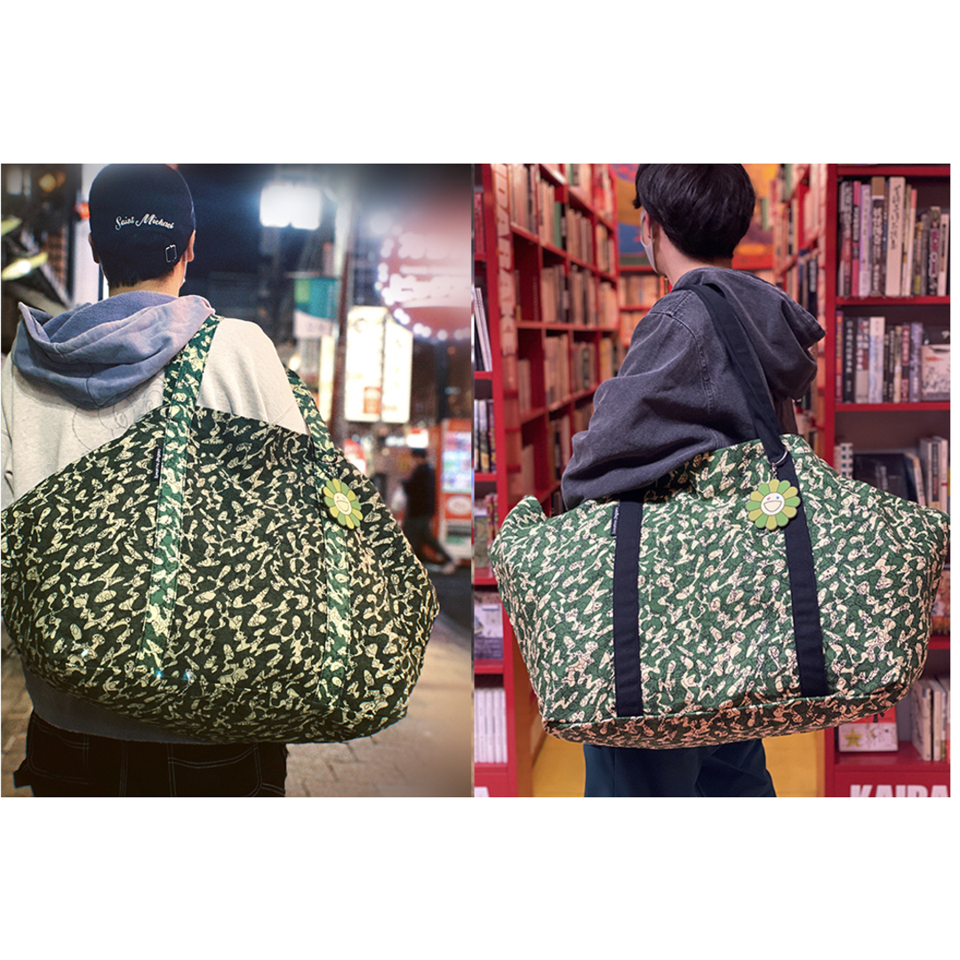 ■未使用 Camo Tote Bag Rainforest Camo 村上隆 カモ スカル ジャングル シリアルナンバー付き トート バッグ AAA 0625-1A10