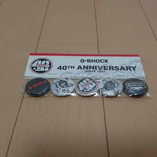 ジーショック(G-SHOCK)の非売品 ノベルティグッズ ピンバッジ G-SHOCK 40周年記念(ノベルティグッズ)