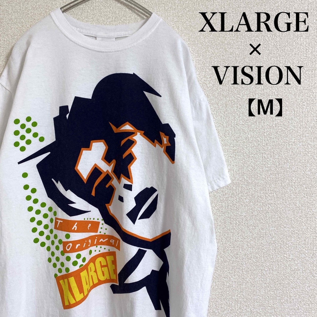 XLARGE(エクストララージ)のXLARGE × VISION エクストララージ 限定コラボ Tシャツ M メンズのトップス(Tシャツ/カットソー(半袖/袖なし))の商品写真