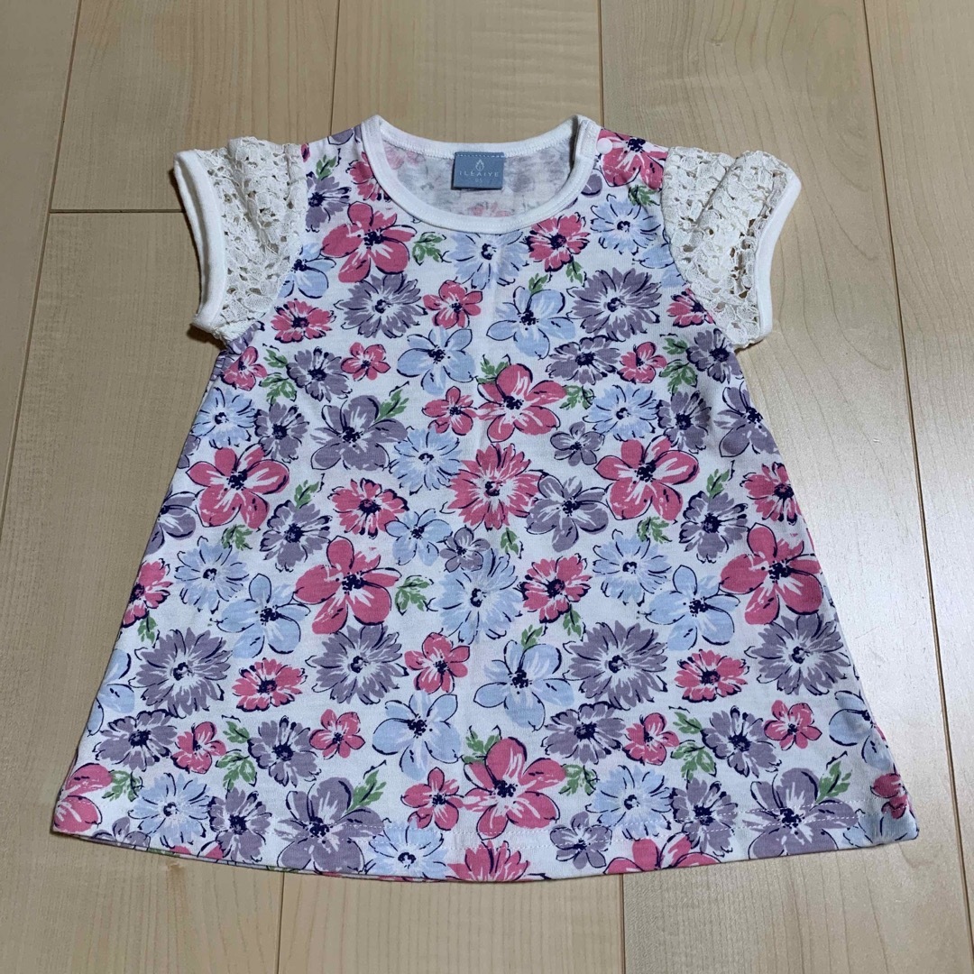 ILEAIYE　95センチ　キッズ　ベビー　半袖　美品 キッズ/ベビー/マタニティのキッズ服女の子用(90cm~)(Tシャツ/カットソー)の商品写真