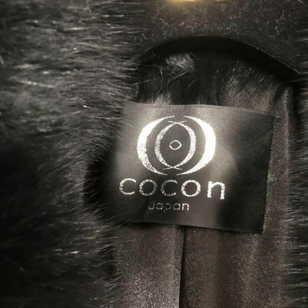 Cocon(ココン)の【極美品】COCON Japan/リアルファー/ロングコート/Mサイズ レディースのジャケット/アウター(毛皮/ファーコート)の商品写真