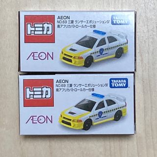 タカラトミー(Takara Tomy)のトミカ　Ｎｏ.69  イオン限定　三菱ランサー　南アフリカパトロールカー仕様(ミニカー)