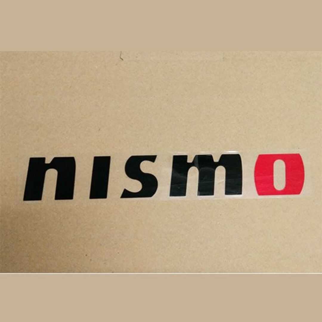 nismo(ニスモ)のnismo ニスモ ステッカー デカール 黒文字 ２枚セット 自動車/バイクの自動車(車外アクセサリ)の商品写真