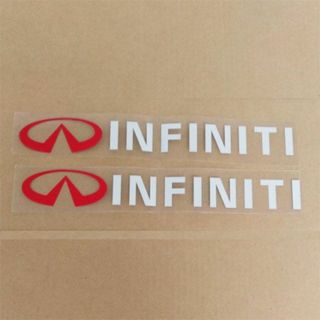 インフィニティ(Infinity)のINFINITI　(インフィニティ）　ステッカー　デカール　　２枚セット(車外アクセサリ)