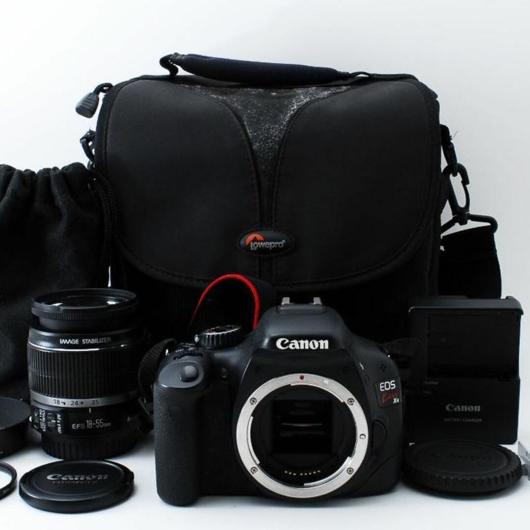 ☆初心者向け一眼レフ☆Canon EOS KISS キャノン X4 レンズキット