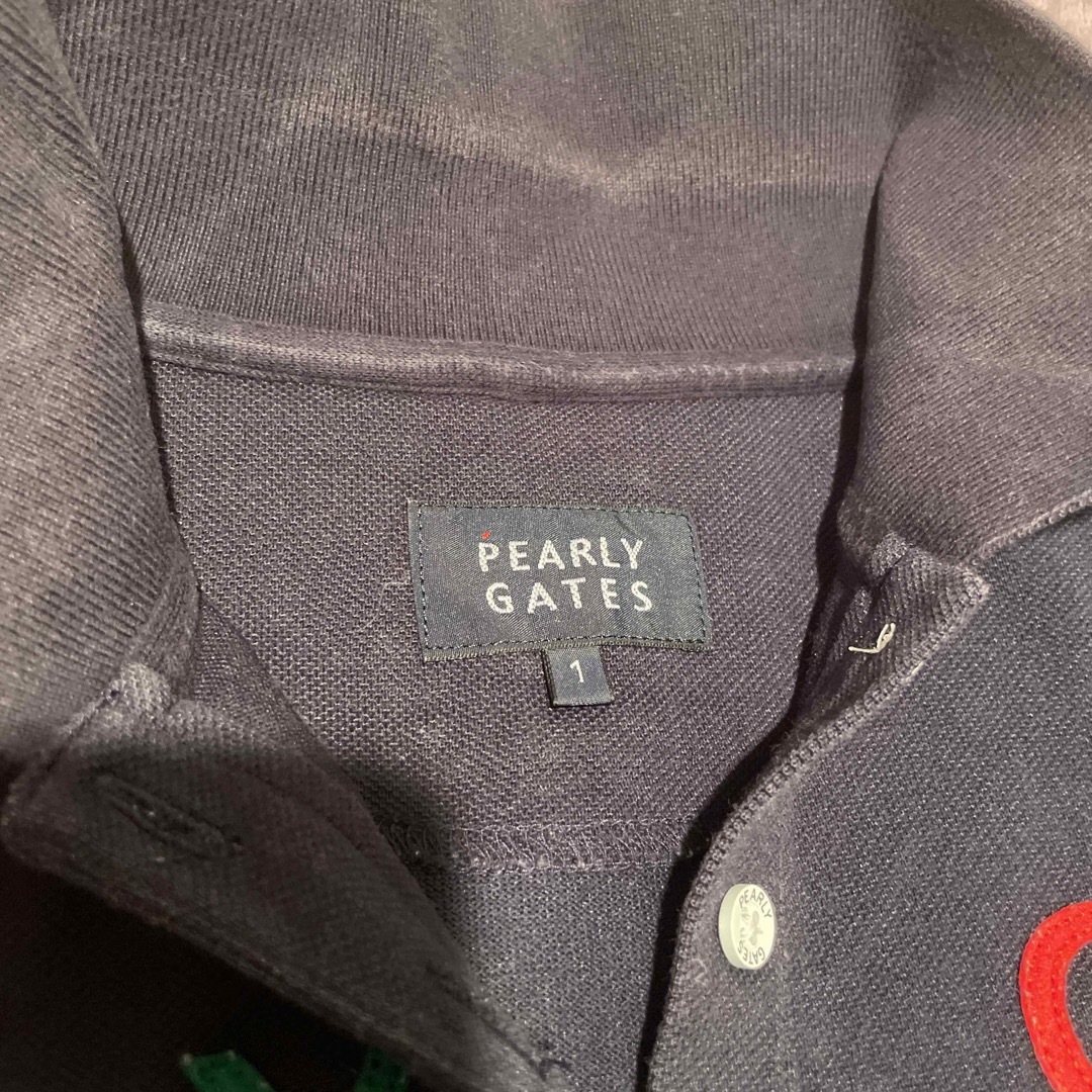 パーリーゲイツ PEARLYGATE ポロシャツ ネイビー - ウエア
