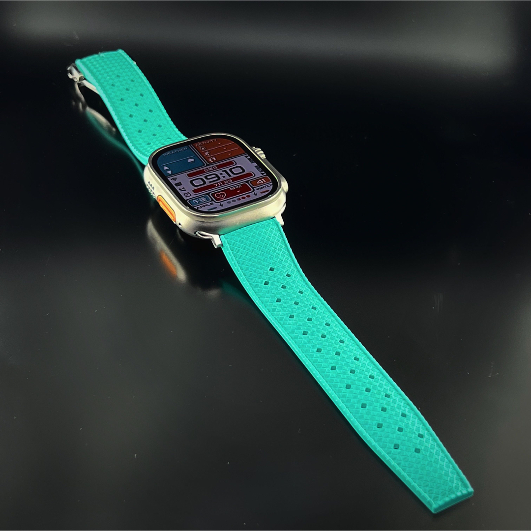 Apple Watch ティファニーブルー ラバーベルト アップルウォッチ D