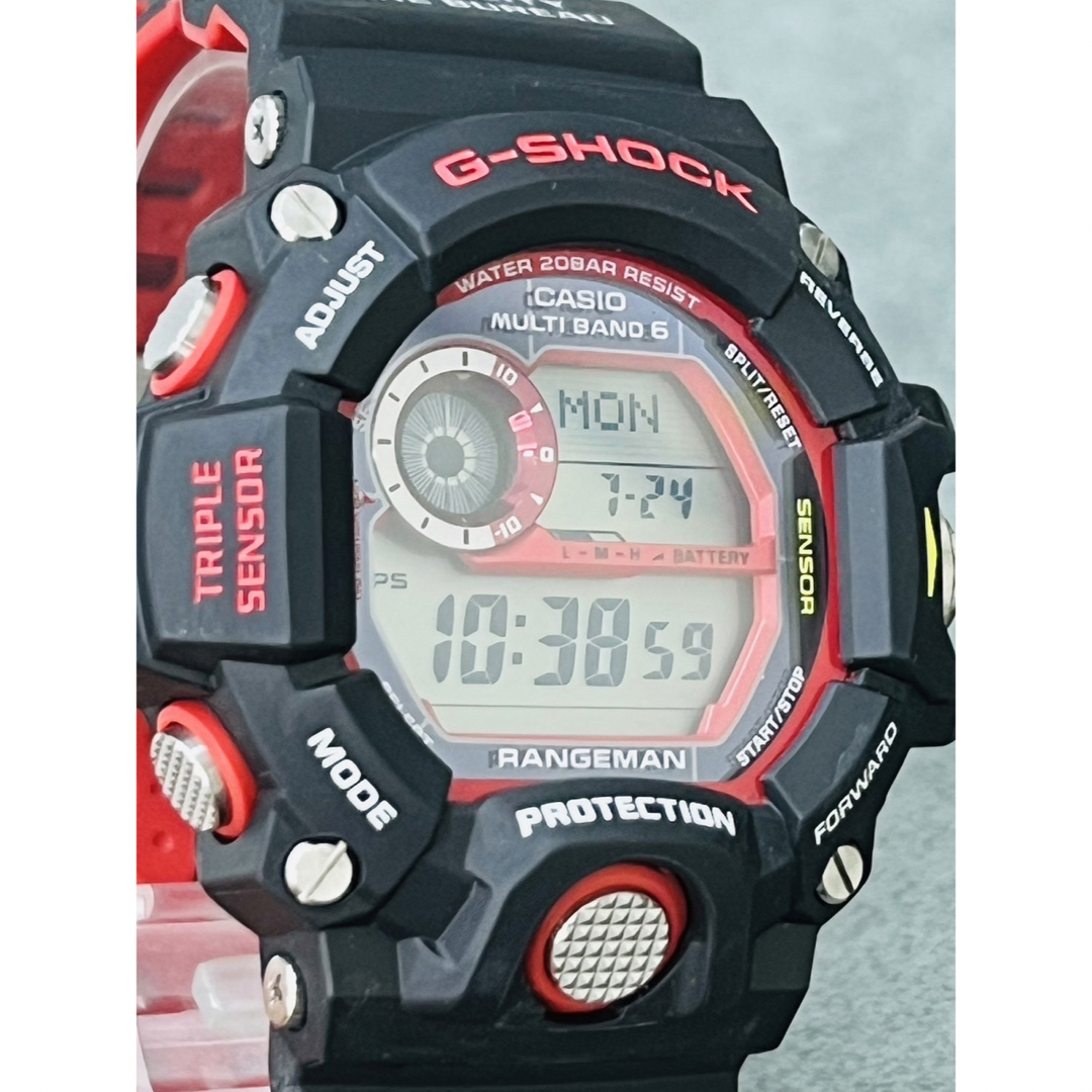 タグ付き　G-SHOCK GW-9400NFST-1AJR 緊急消防援助隊