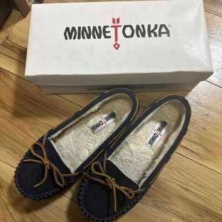 ミネトンカ(Minnetonka)のミネトンカ　モカシン　ダークネイビー(スリッポン/モカシン)