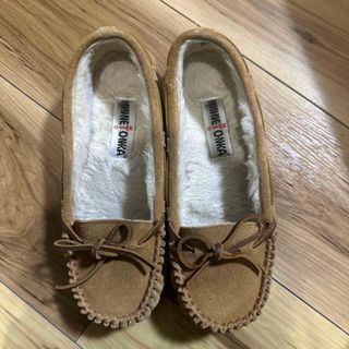 ミネトンカ(Minnetonka)のミネトンカ　モカシン　ブラウン(スリッポン/モカシン)