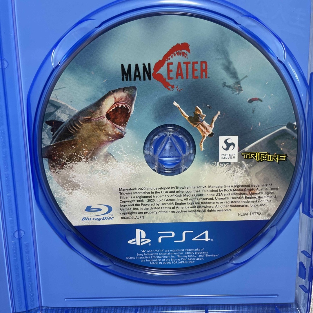 PlayStation4(プレイステーション4)のManeater PS4 エンタメ/ホビーのゲームソフト/ゲーム機本体(家庭用ゲームソフト)の商品写真