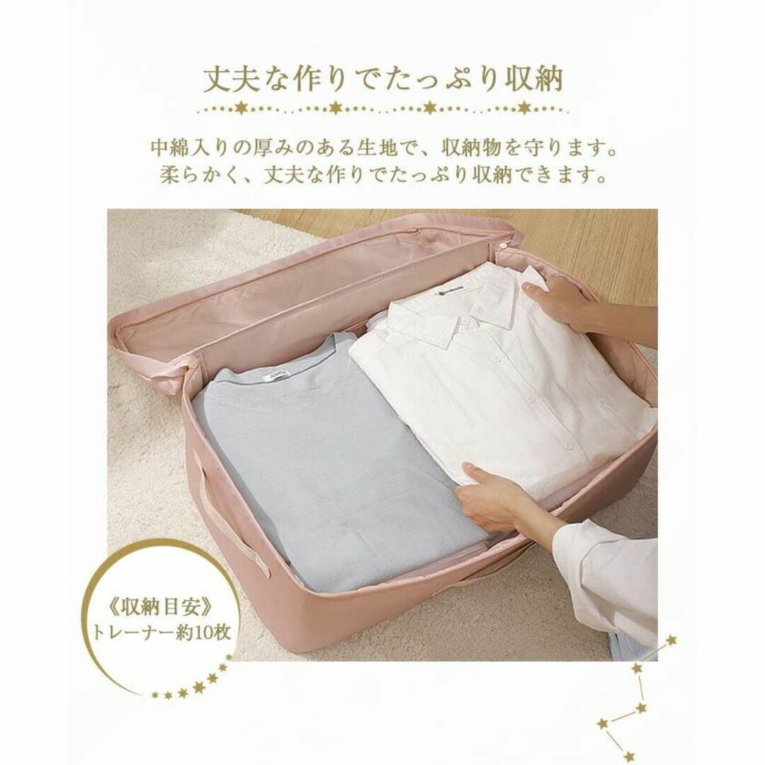 【色: 蓋付き収納ボックス グレー】収納ボックス 布製 かわいい 衣類収納ケース