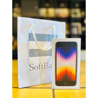 アイフォーン(iPhone)の【新品未使用】iPhone SE3 64GB Midnight(スマートフォン本体)