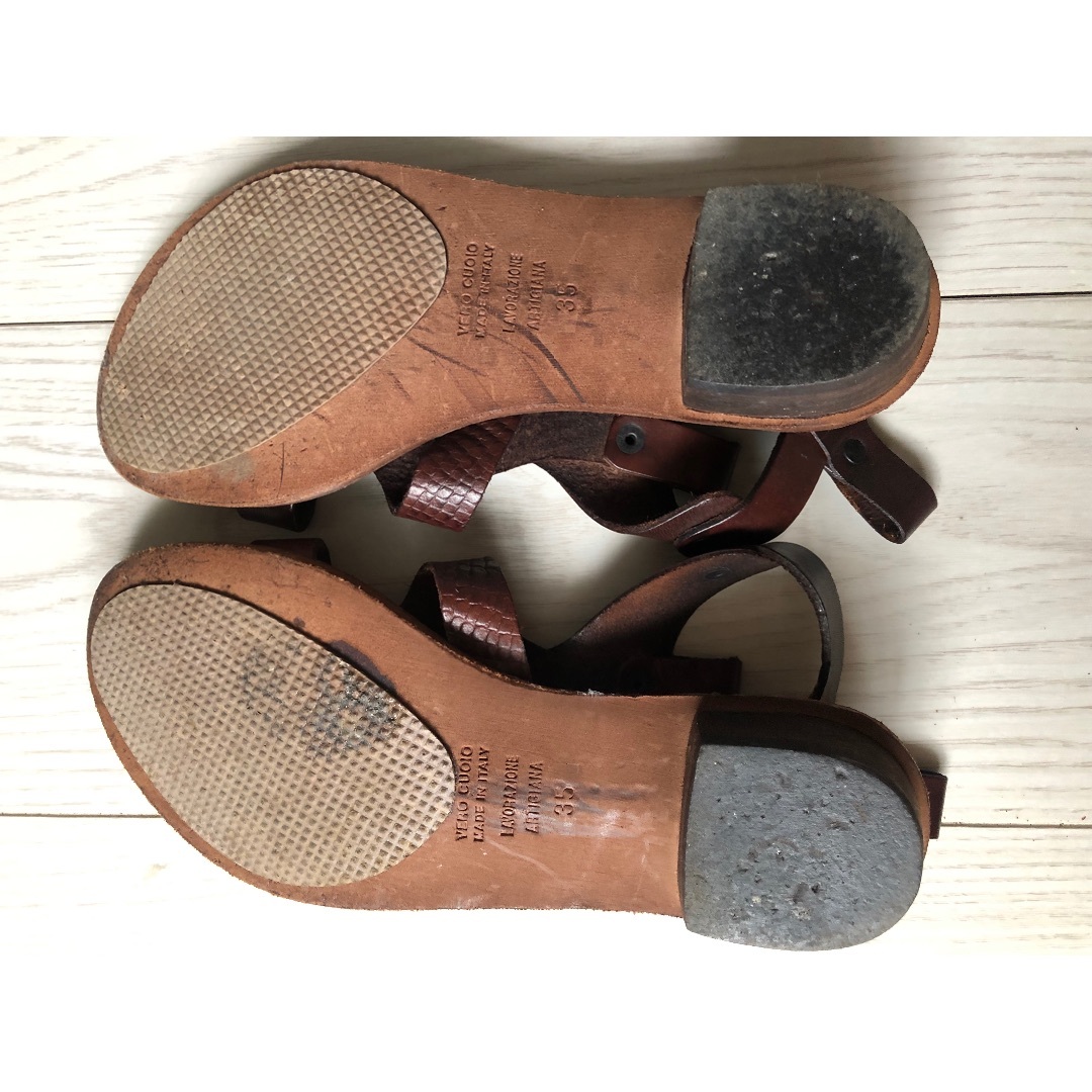 MARGARET HOWELL(マーガレットハウエル)のMAURO de BARI  マウロデバーリ ストラップ サンダル レディースの靴/シューズ(サンダル)の商品写真