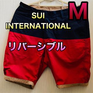 ジーアールエヌ(grn)のリバーシブル ハーフパンツ Mサイズ(ショートパンツ)