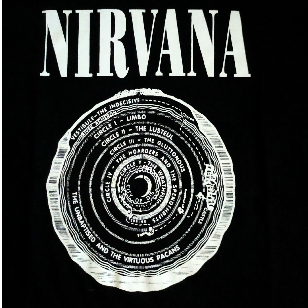 AGAINST(アゲインスト)のNIRVANA against TシャツBLK メンズのトップス(Tシャツ/カットソー(半袖/袖なし))の商品写真