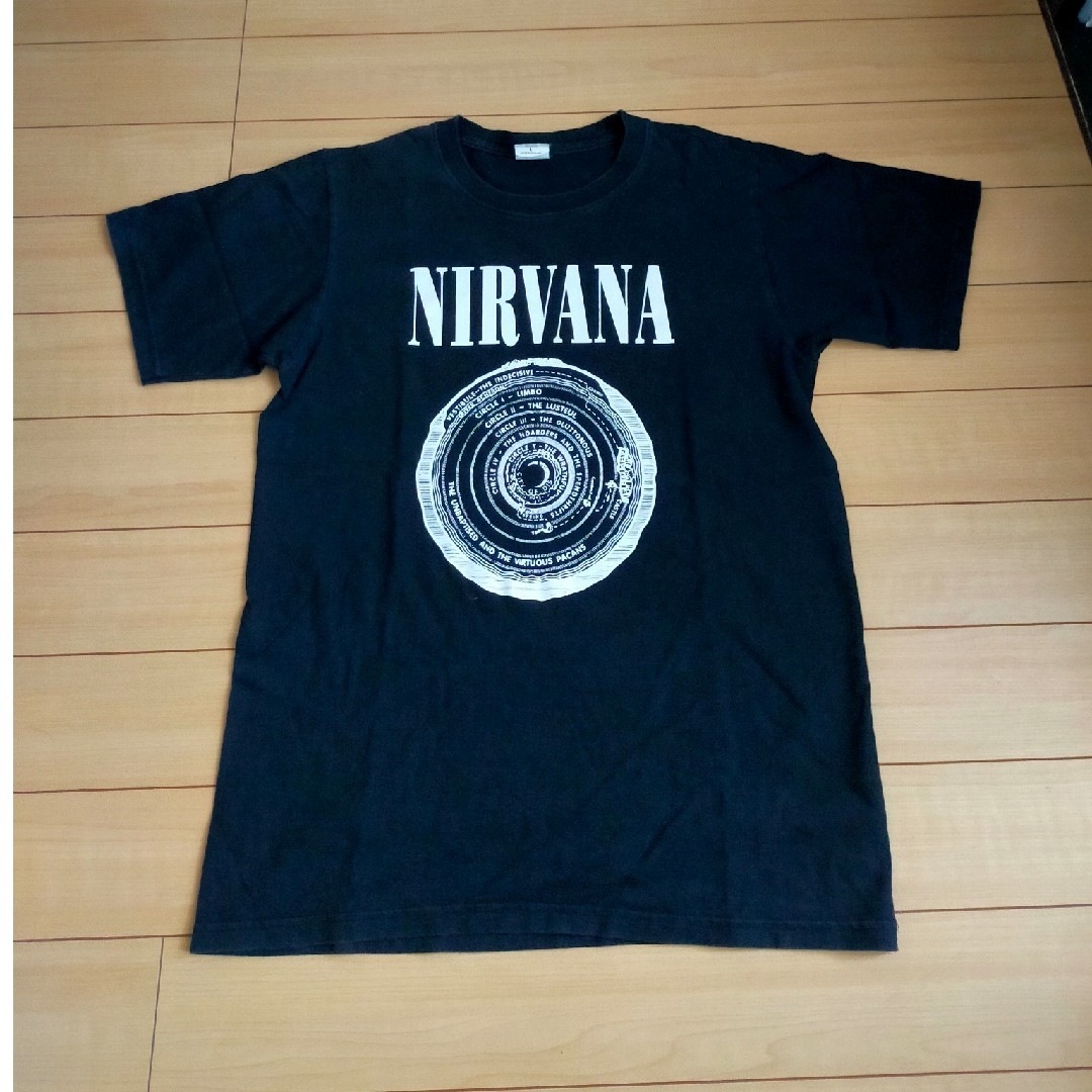 AGAINST(アゲインスト)のNIRVANA against TシャツBLK メンズのトップス(Tシャツ/カットソー(半袖/袖なし))の商品写真