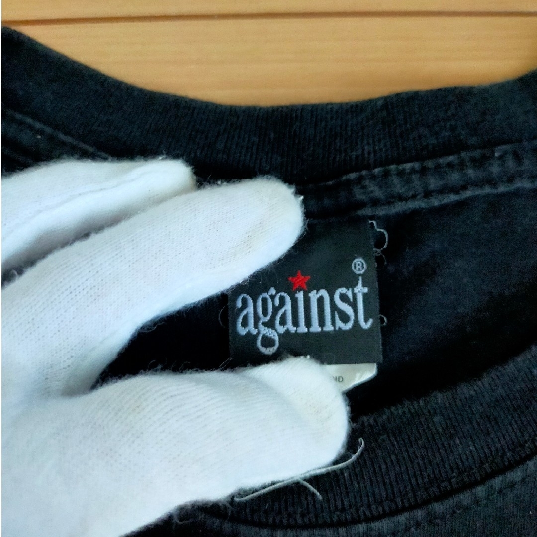 AGAINST(アゲインスト)のNIRVANA against TシャツBLK メンズのトップス(Tシャツ/カットソー(半袖/袖なし))の商品写真