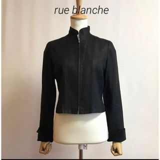 リュブランシュ(rue blanche)のrue blanche リネン ジップアップブルゾン(ブルゾン)