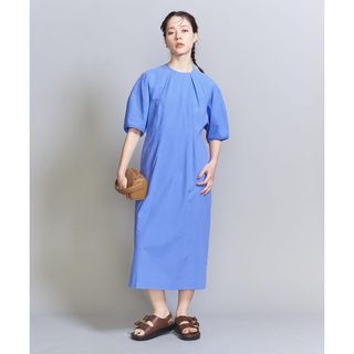 ビューティアンドユースユナイテッドアローズ(BEAUTY&YOUTH UNITED ARROWS)の【新品】BEAUTY&YOUTHコットン ボリュームスリーブ ワンピース (ロングワンピース/マキシワンピース)