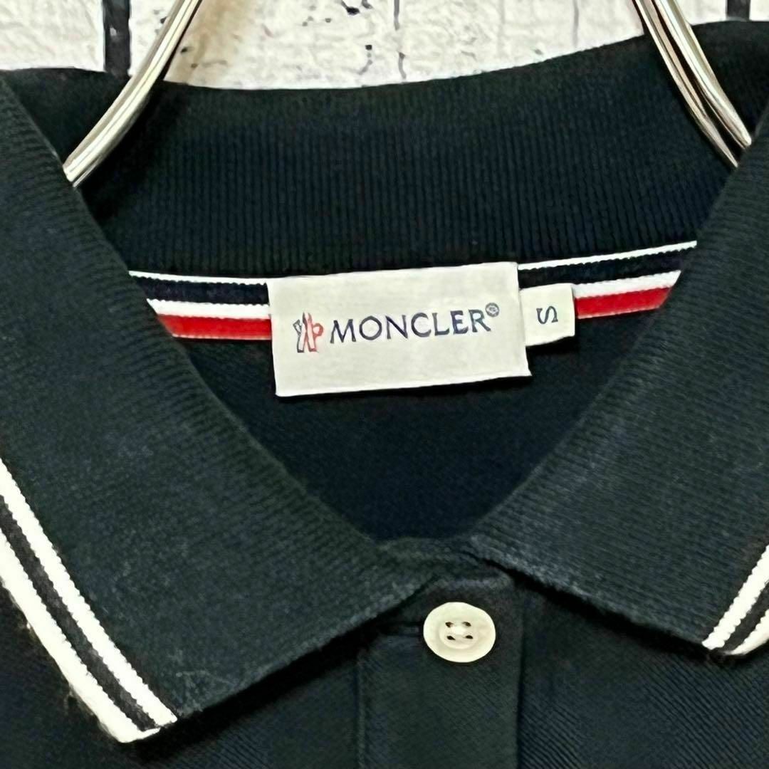 MONCLER - 【送料無料】モンクレール レディース ポロシャツ ブラック ... 【送料無料】モンクレール レディース ポロシャツ ブラック Sサイズ