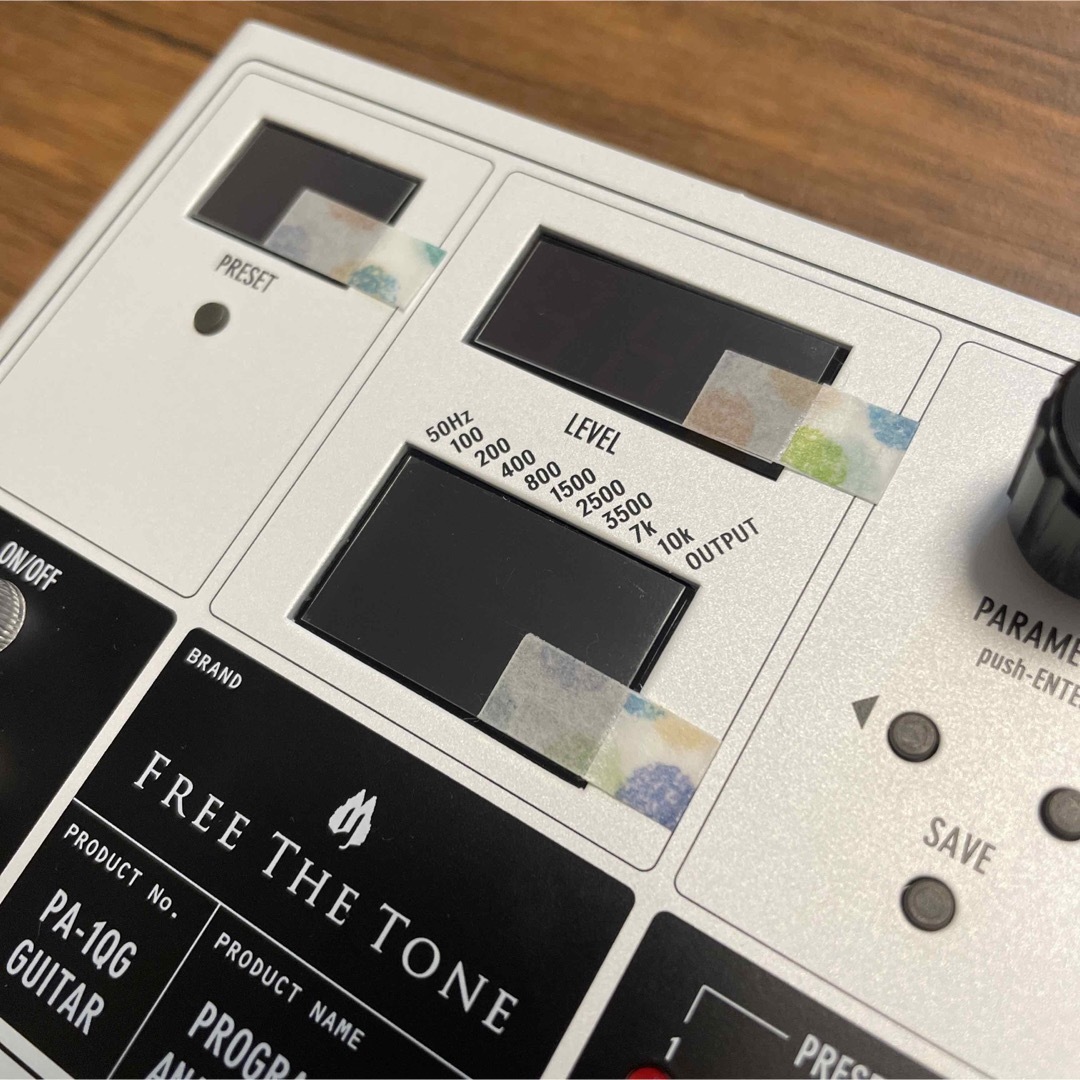 Free The Tone PA-1QG ギター用イコライザー 保護フィルム