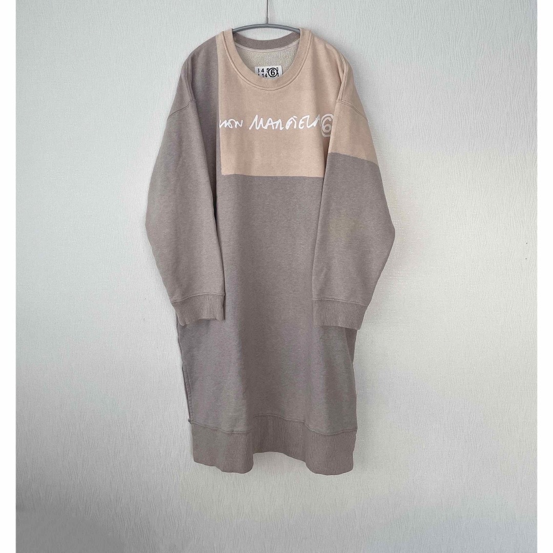 MM6 - 【新品】MM6 MaisonMargiela ロゴ スウェットワンピース Sの通販