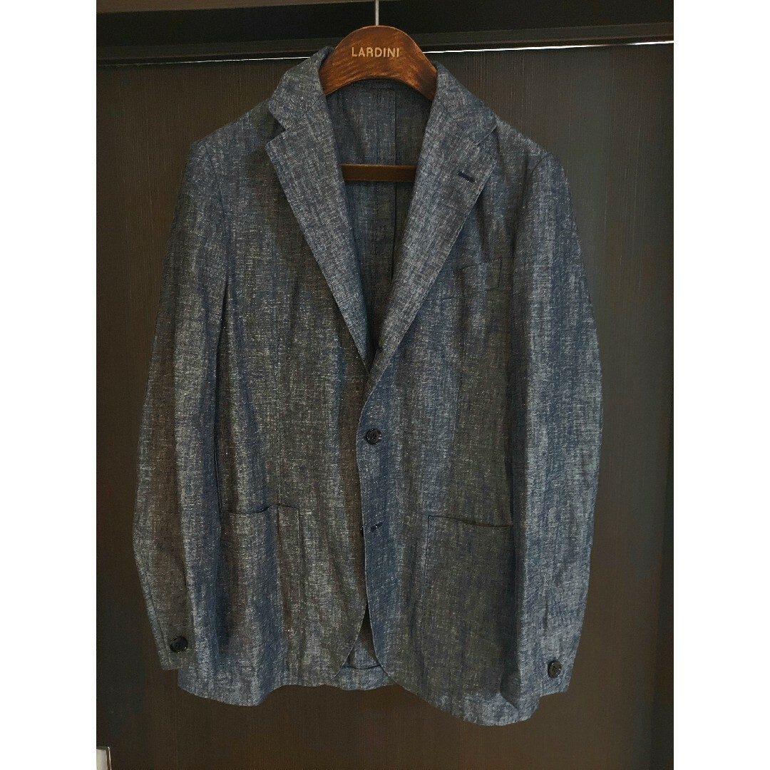 新品 ビームスF NEW EASY コットンリネン ソリッド ジャケット 48
